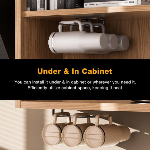 MOJOHAND dimensiones compactas para estantería y gabinetes.