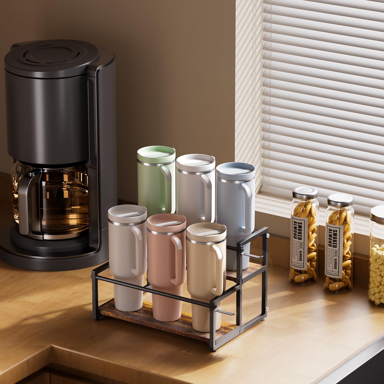 MOJOHAND organizador de botellas versátil, también para vino, condimentos y tazas