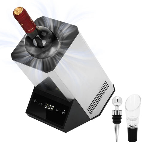 Mokemok enfriador eléctrico con botella 750 ml listo para enfriar sin diluir