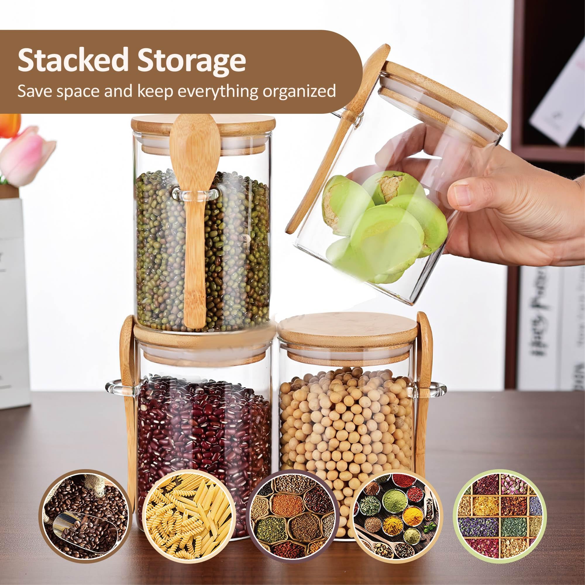 Moladri contenedor seguro para galletas, azúcar, frutos secos y snacks.
