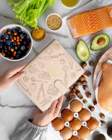 Molekaus libro de recetas, divisores 8 para clasificar tus recetas por función.