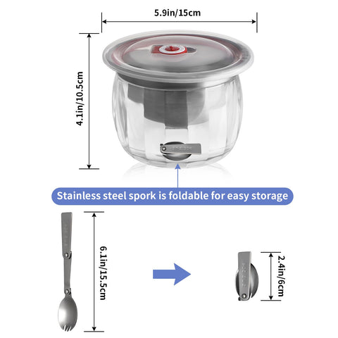 Moligou porta hielo de acrílico mantiene las salsas frescas durante la comida.
