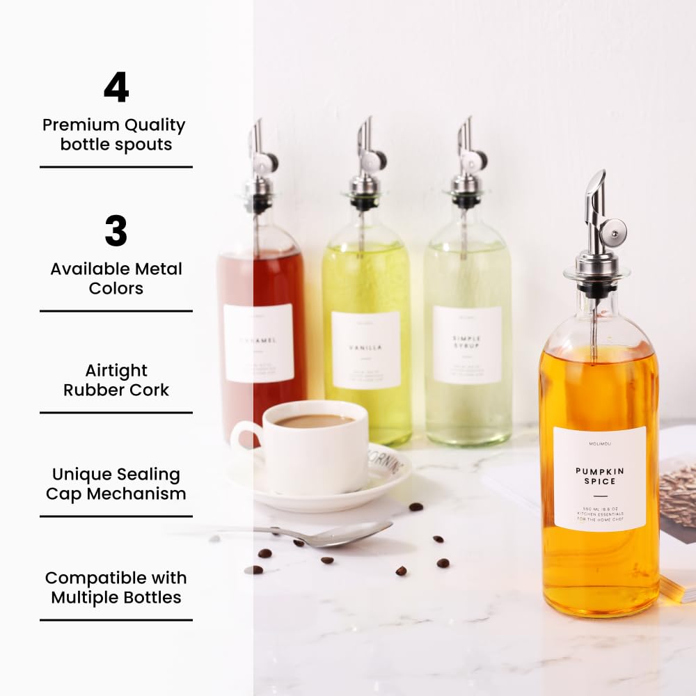 Molimoli vertedor-aceite-oliva: flujo uniforme para aceites