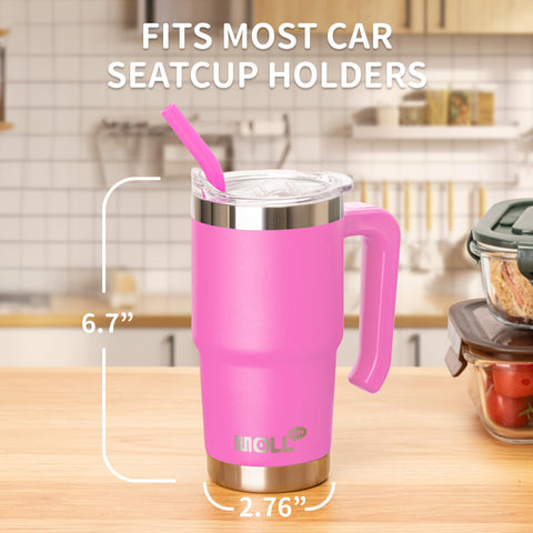 Mollcity Vaso infantil con mango ergonómico, cómodo para manos pequeñas.