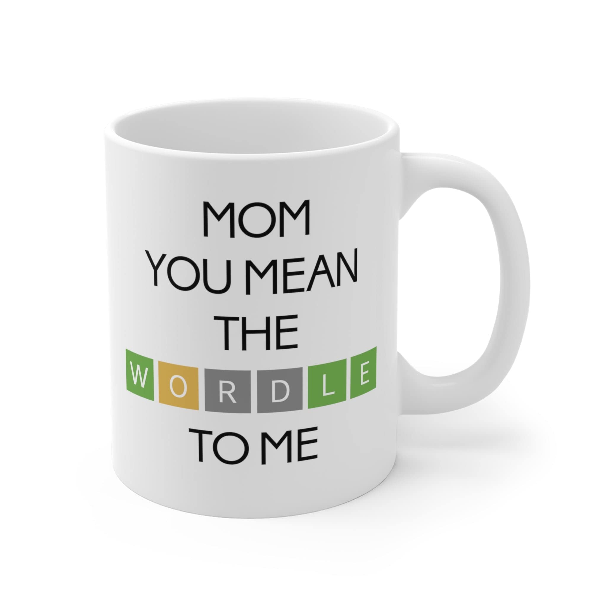 Taza MoltDesigns Mamá Wordle, detalle colorido ideal como regalo