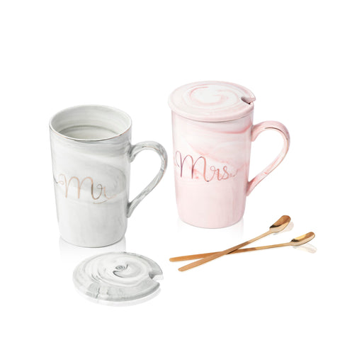 Momentos KEFF tapas cerámicas doradas, complemento elegante para tazas.