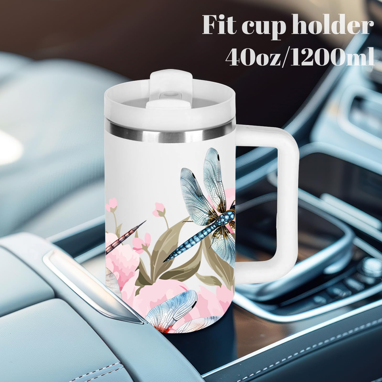 momocici apto para portavasos libelula tumbler, ideal para coche u oficina.