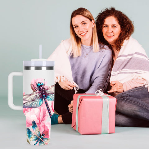 momocici tapa sin BPA libelula tumbler, opción segura para beber y disfrutar.