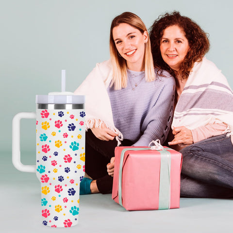 momocici vaso huellas para mujer, ideal como regalo de cumpleaños o Navidad