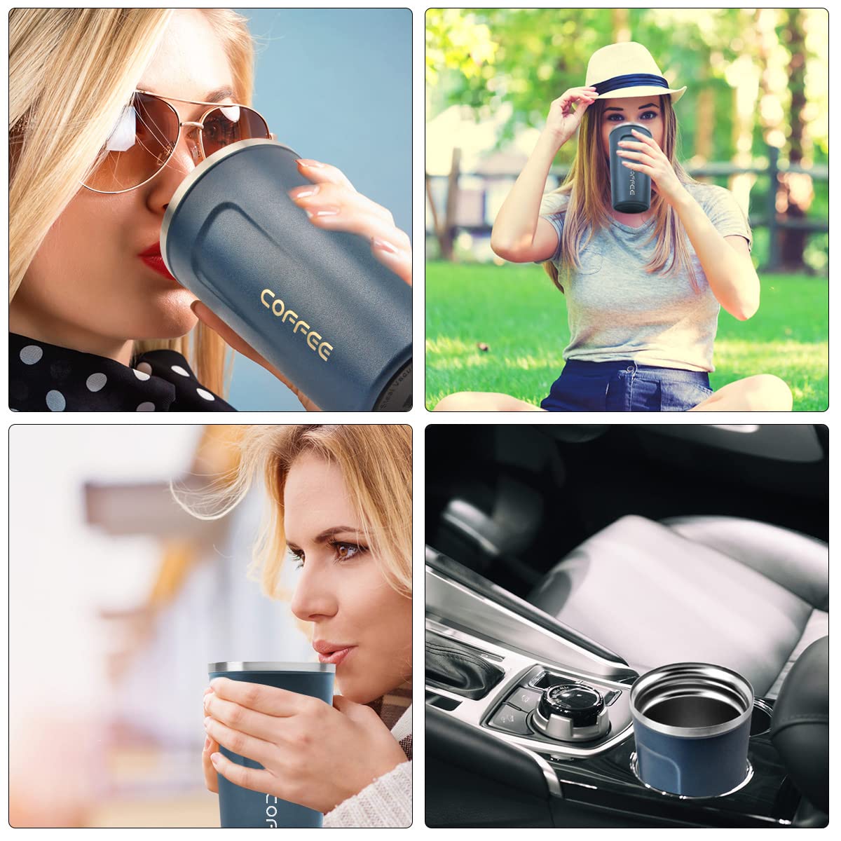 Diseño portátil de 17oz de MOMSIV, ideal para viaje.