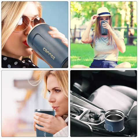 Diseño portátil de 17oz de MOMSIV, ideal para viaje.