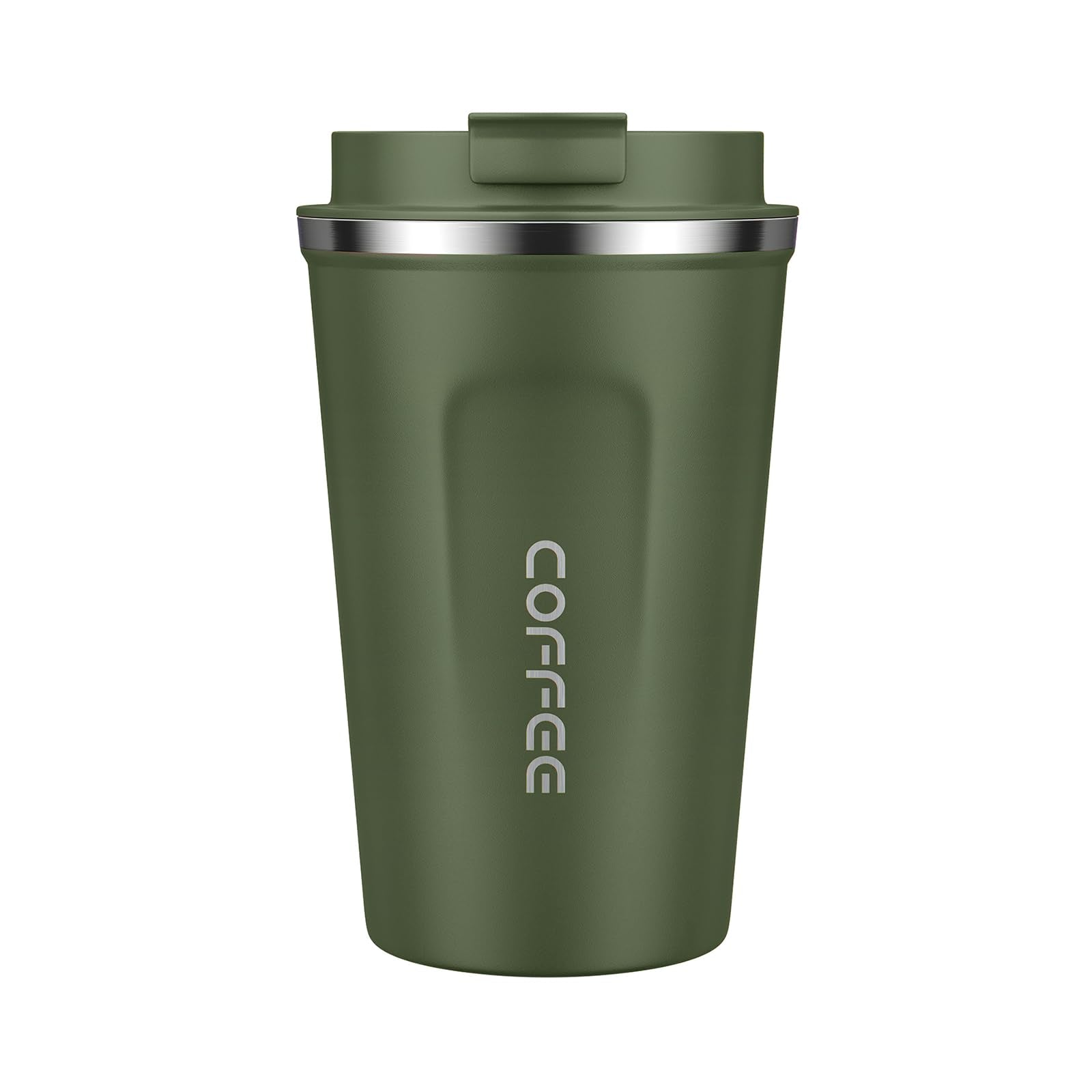 Taza de viaje MOMSIV 12oz con tapa anti fugas para bebidas calientes o frías.