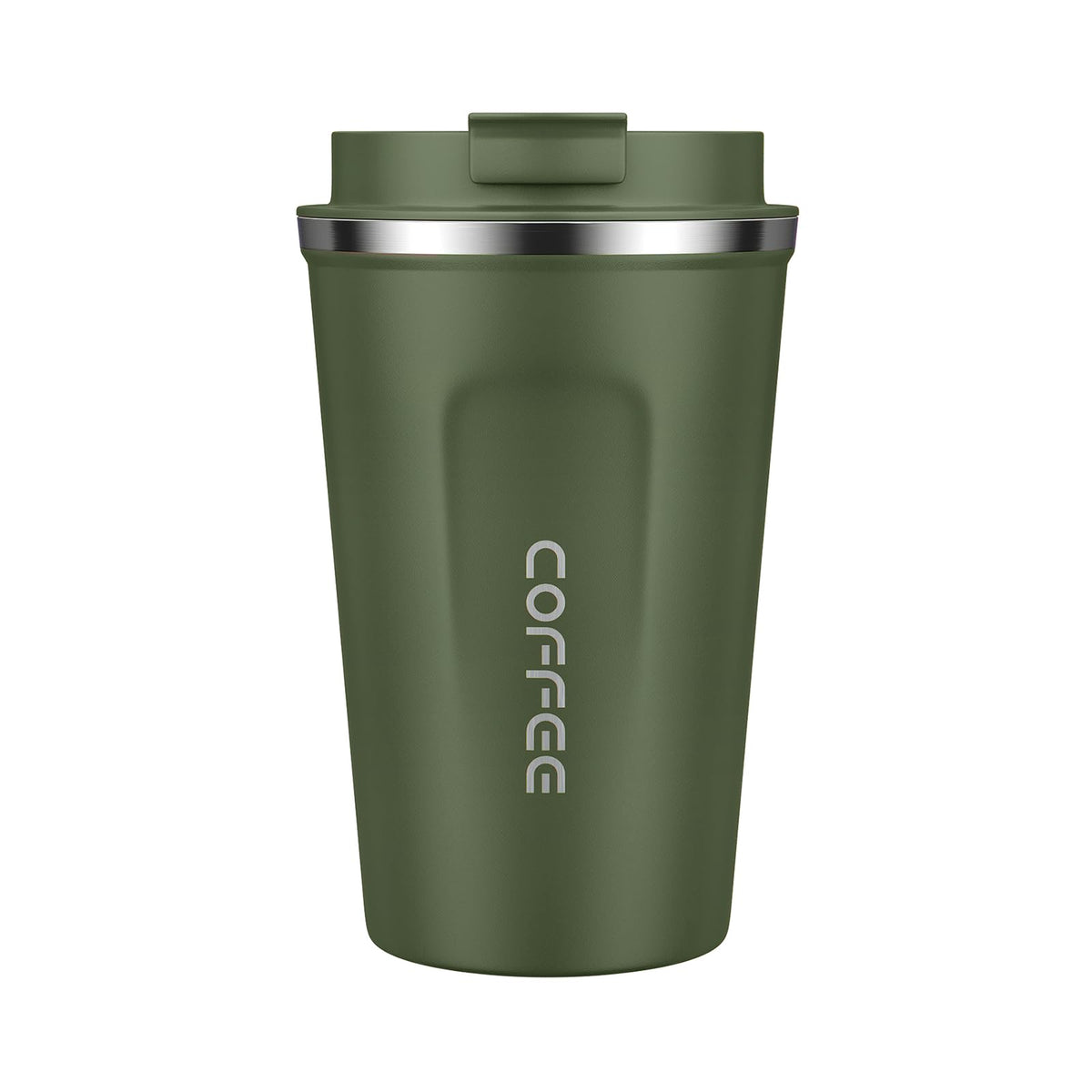 Taza de viaje MOMSIV 12oz con tapa anti fugas para bebidas calientes o frías.