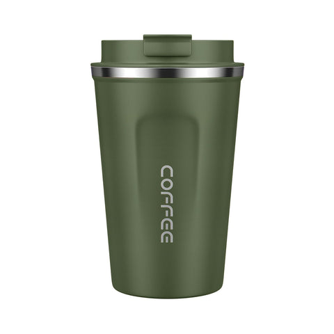Taza de viaje MOMSIV 12oz con tapa anti fugas para bebidas calientes o frías.