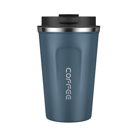 Taza de viaje MOMSIV de 12oz aislada mantiene el café caliente durante desplazamientos.