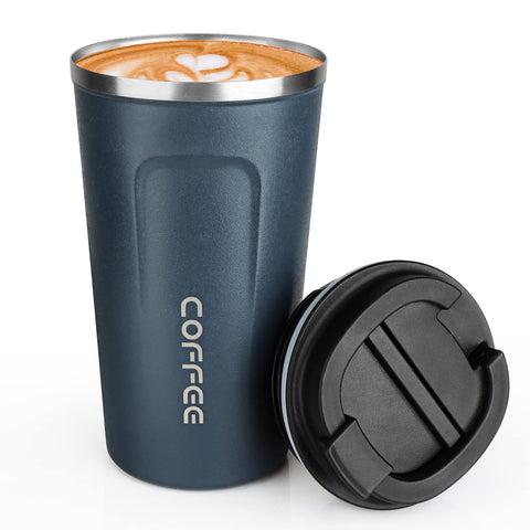 MOMSIV Taza de viaje 17oz, aislada para mantener bebidas calientes o frías.