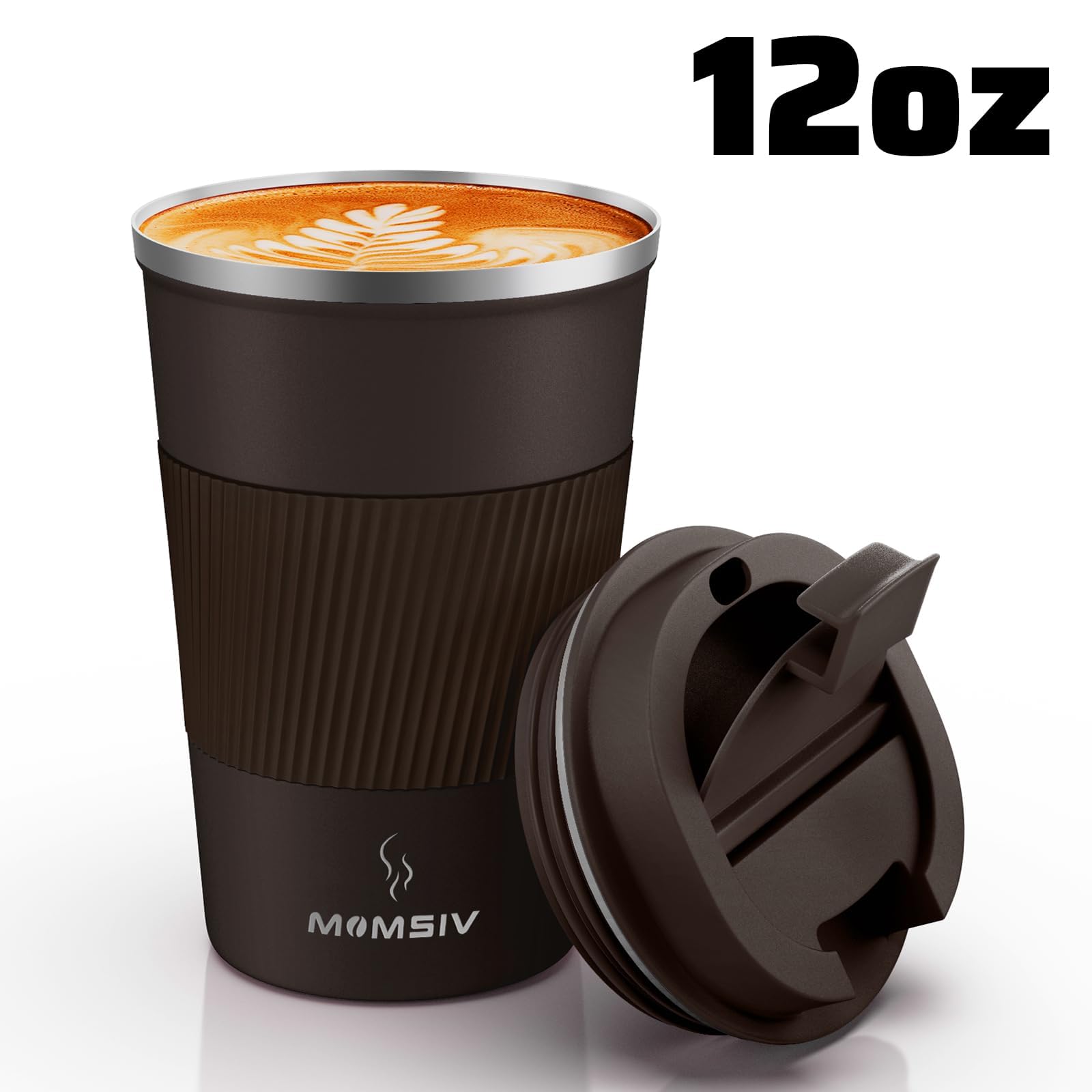 MOMSIV Vaso de viaje para uso diario en casa o coche