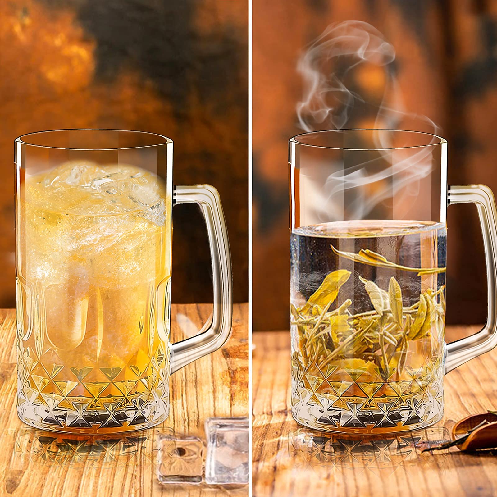 Momugs juego de 2 vasos de 20 oz para reuniones y Oktoberfest.