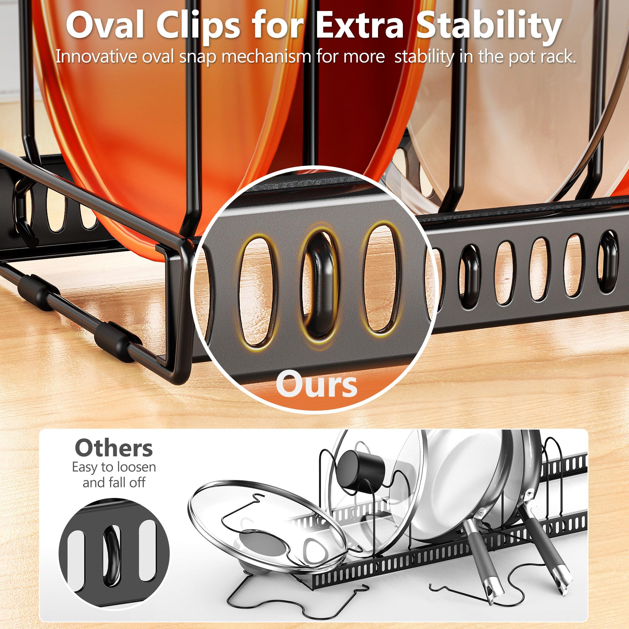 Divisores MonaSixy con doce divisiones para ordenar tapas y utensilios