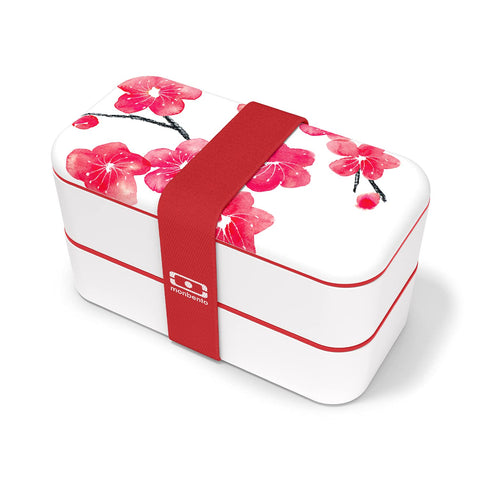 Monbento MB Original Blossom tapa hermética evita derrames durante el traslado.