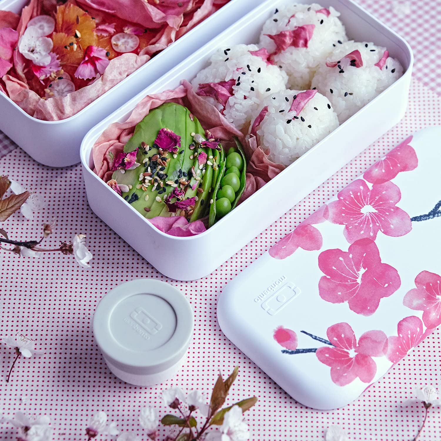 Monbento MB Original Blossom ideal para llevar comidas al trabajo, casa o escuela.