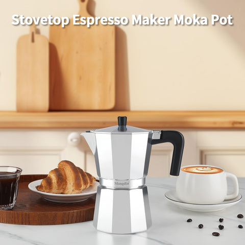 Experiencia de sabor moka gracias a la preparación en estufa Mongdio