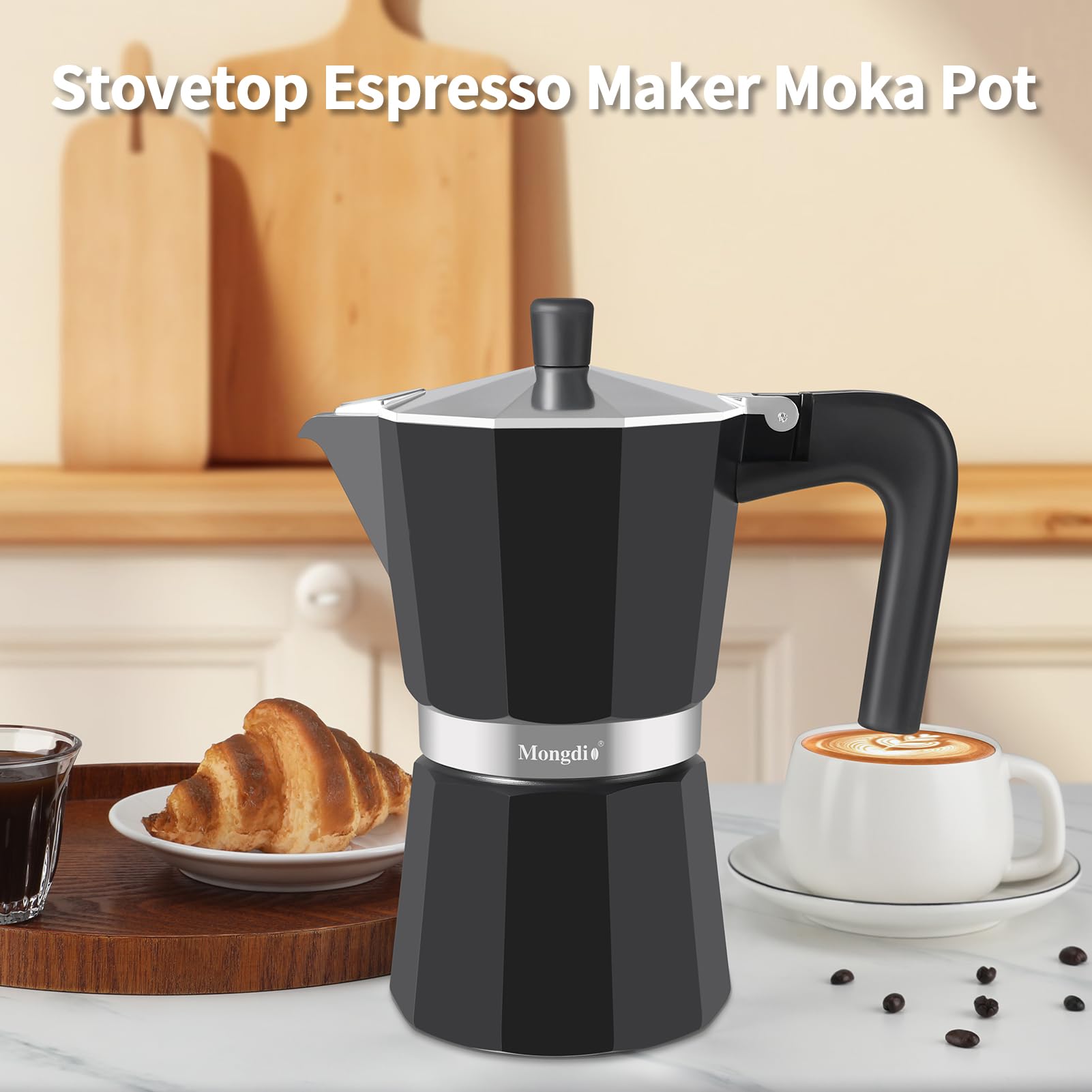 Mongdio Moka Pot instrucciones uso: guía rápida para comenzar a preparar cafe cubano.
