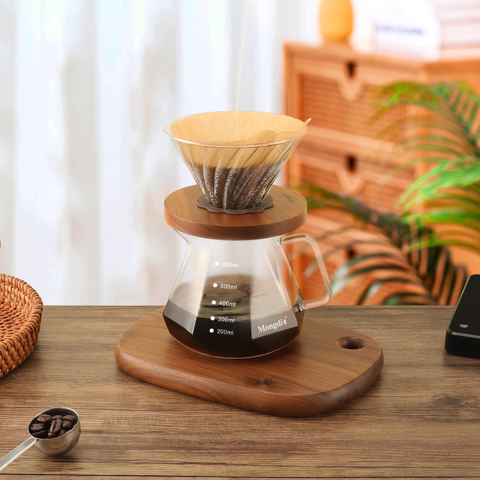 Mongdio set 5 en 1 para café filtrado completo