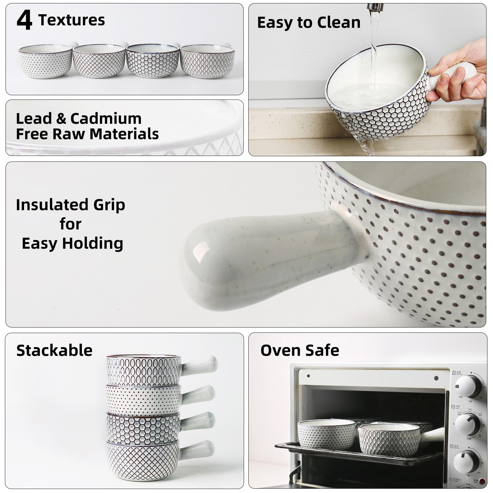 MONITO esmalte libre de plomo y cadmio para cocinar con seguridad