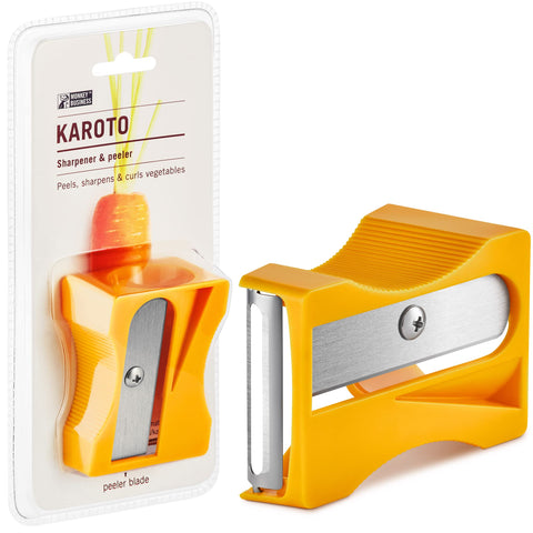Karoto Monkey Business: afilador-zanahorias para pelar y cortar con facilidad