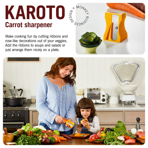 Karoto Monkey Business: pelador-verduras para preparar verduras en segundos