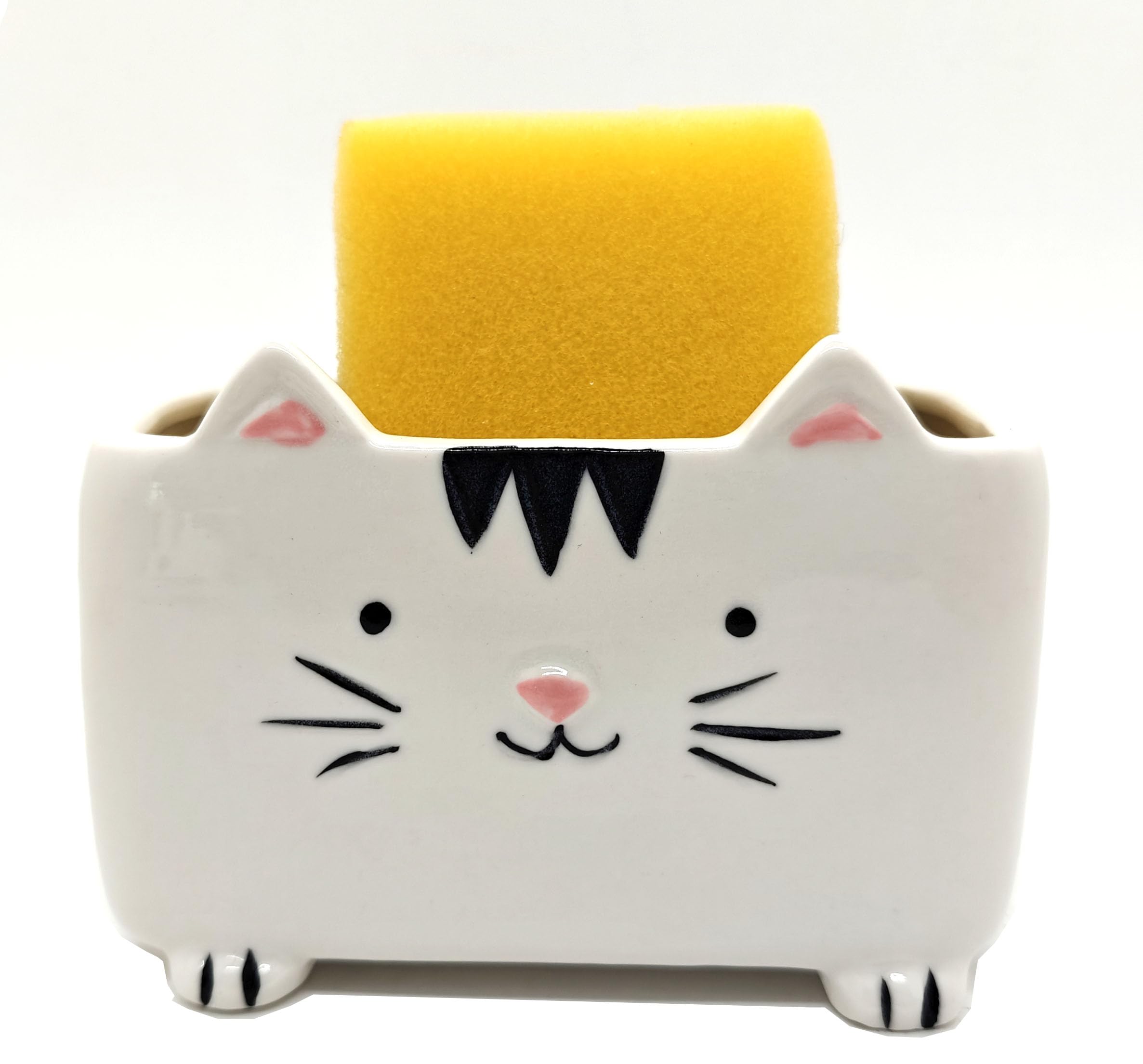 MONMOB regalo para amantes de la cocina, bonito detalle de cerámica con gato.