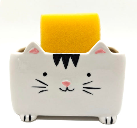 MONMOB regalo para amantes de la cocina, bonito detalle de cerámica con gato.