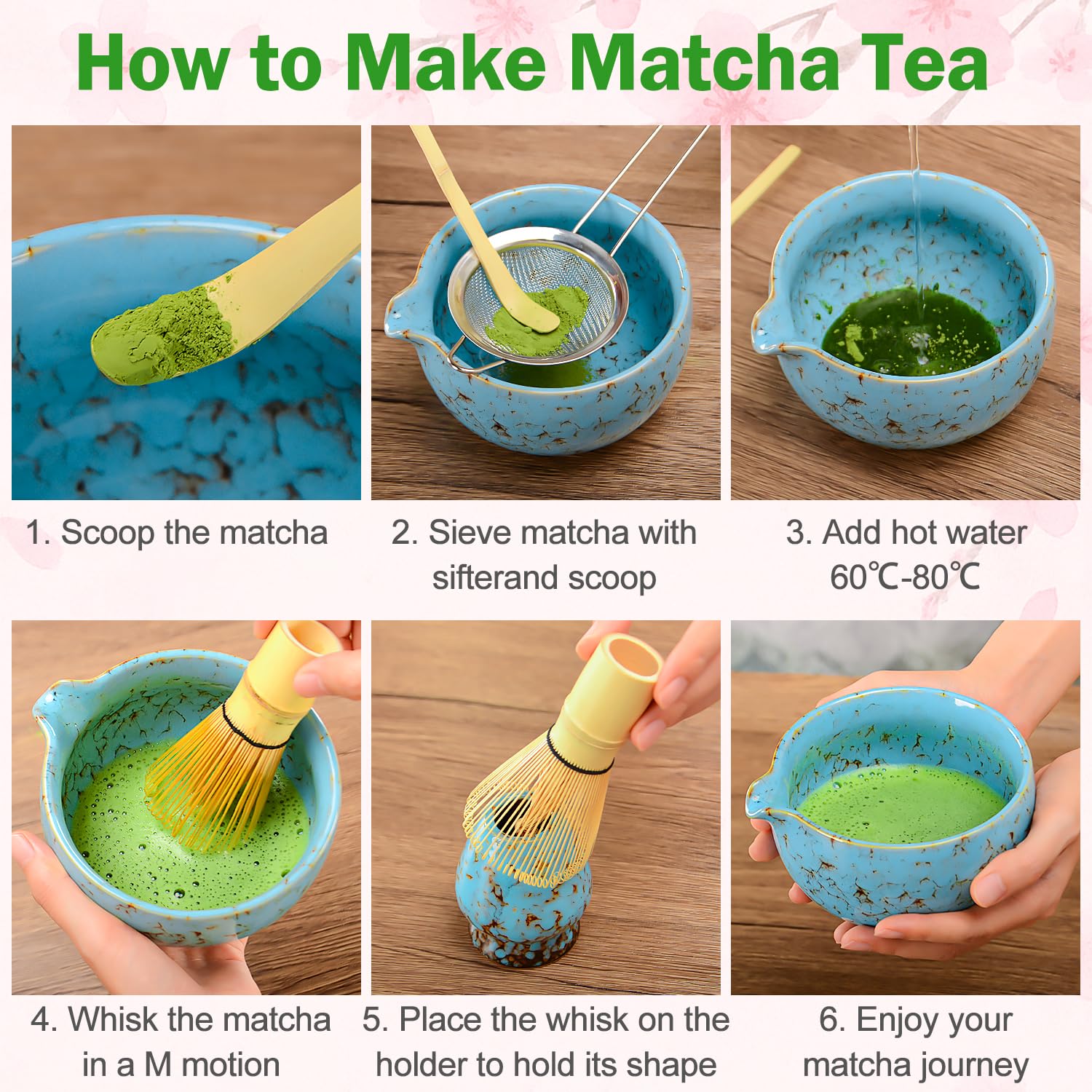 MONOJOY juego-5-piezas de matcha para ritual diario.