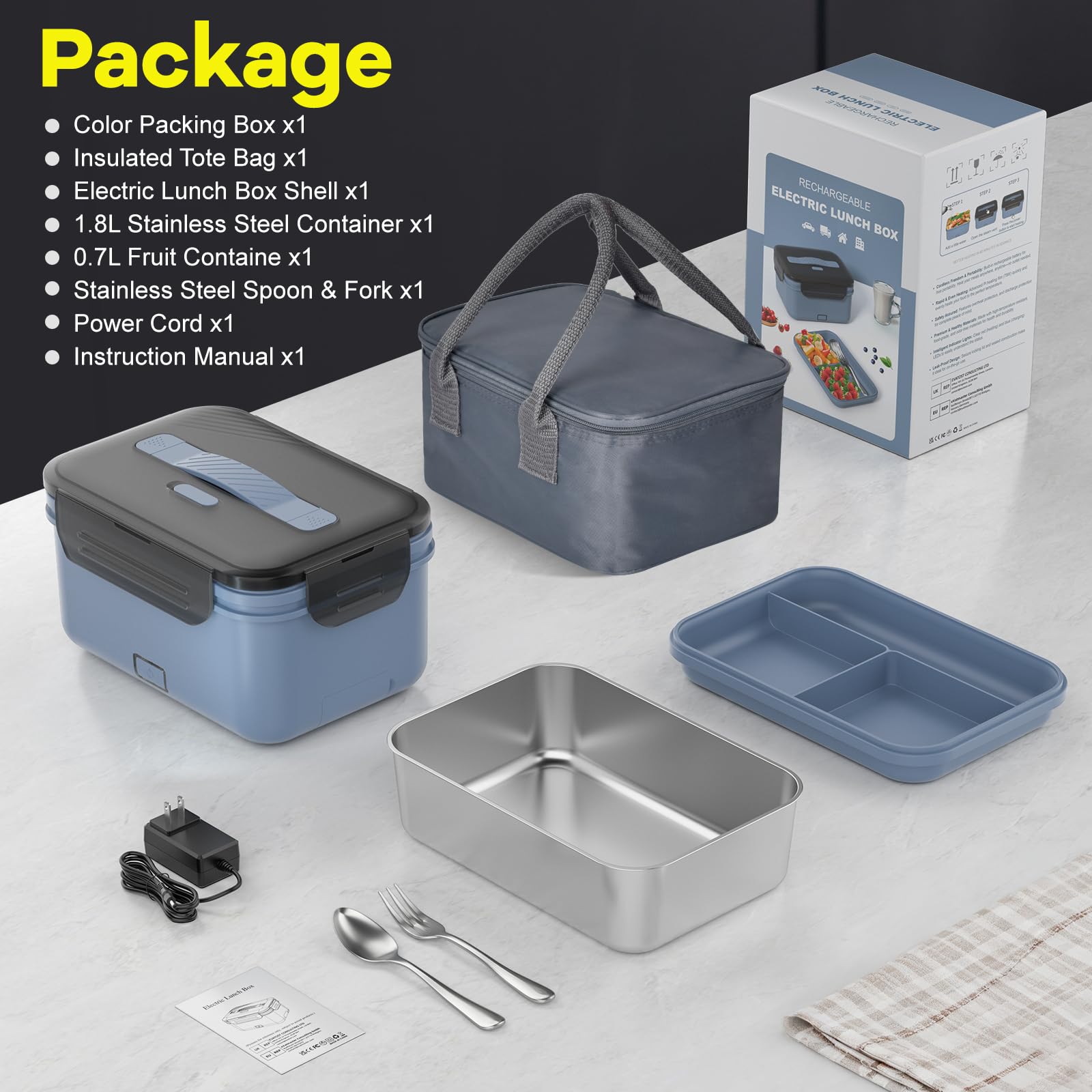 Monteka caja almuerzo eléctrica como regalo práctico para navidad