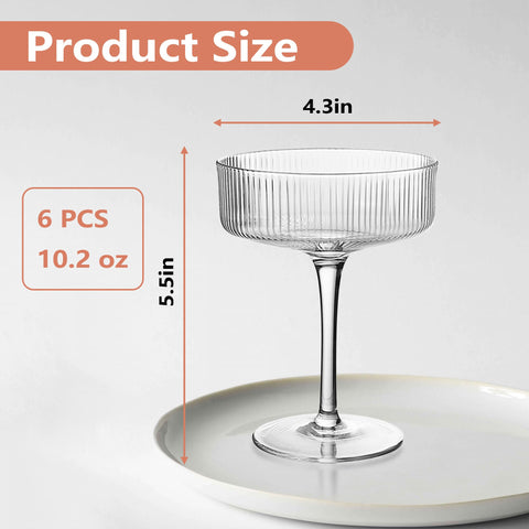 Montex copa margarita ondulada de 10 oz, ideal para fiestas.