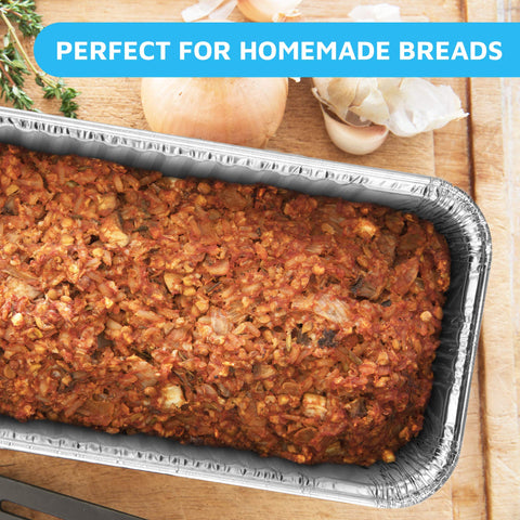 Montopack bandeja de aluminio ecológica y reciclable para almacenar alimentos.