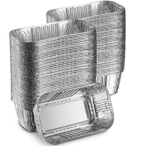 Montopack bandeja mini de aluminio profunda para hornear y servir porciones.