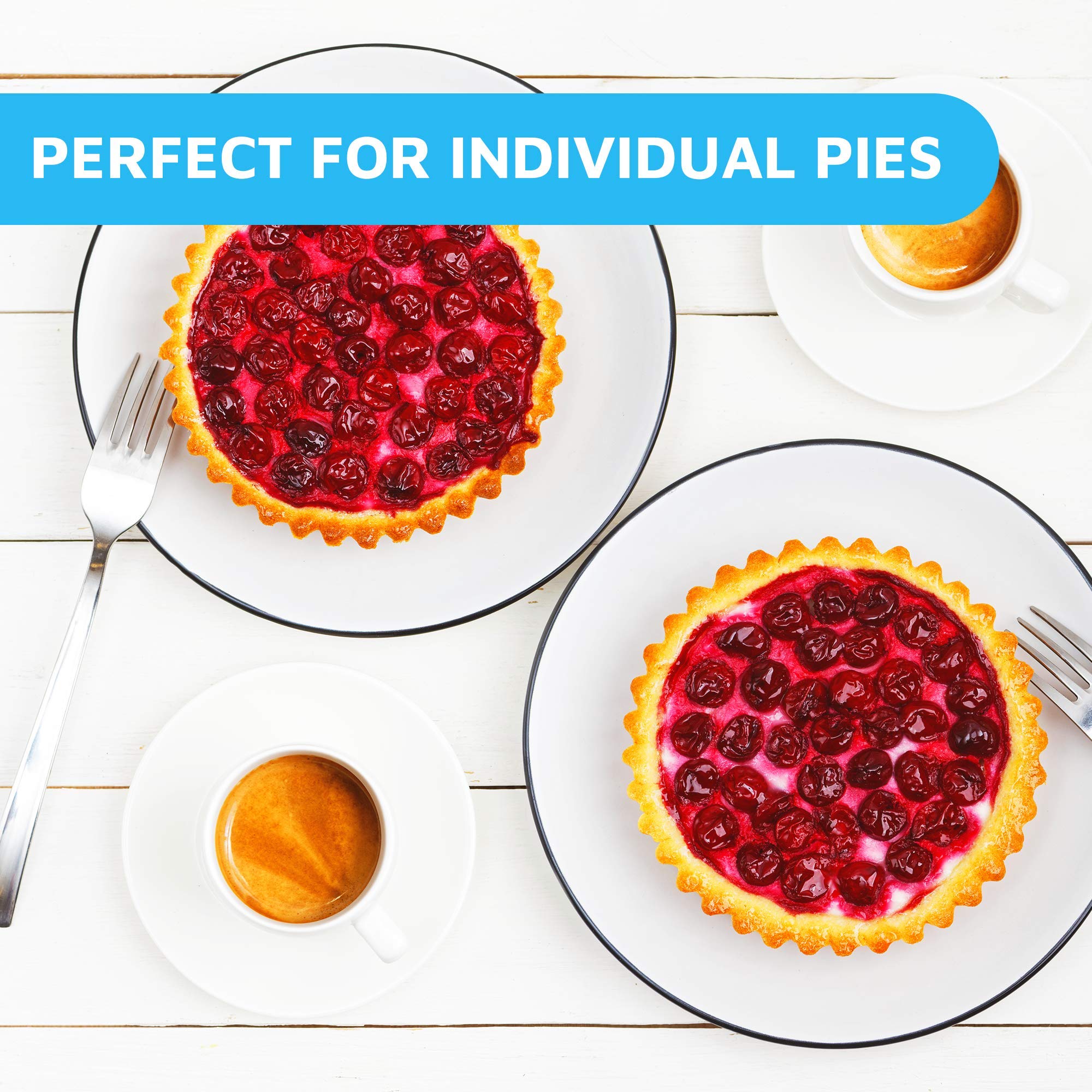 MontoPack tarta 5 pulgadas apto para horno: hornea recetas rápidas y limpias.