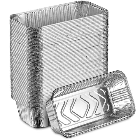Montopack molde de aluminio para pan profundo, ideal para hornear y servir.