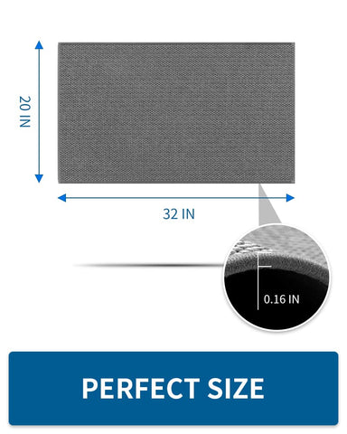 MontVoo alfombra-cocina-absorbente para suelos secos y limpios.