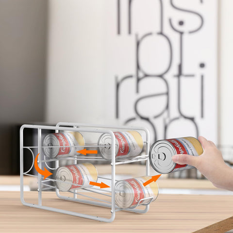 MOOACE rack-latas-deslizante: acceso rápido y orden en la cocina.