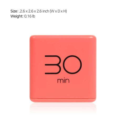 mooas Temporizador-Cubo Coral en cocina, temporiza recetas con precisión.