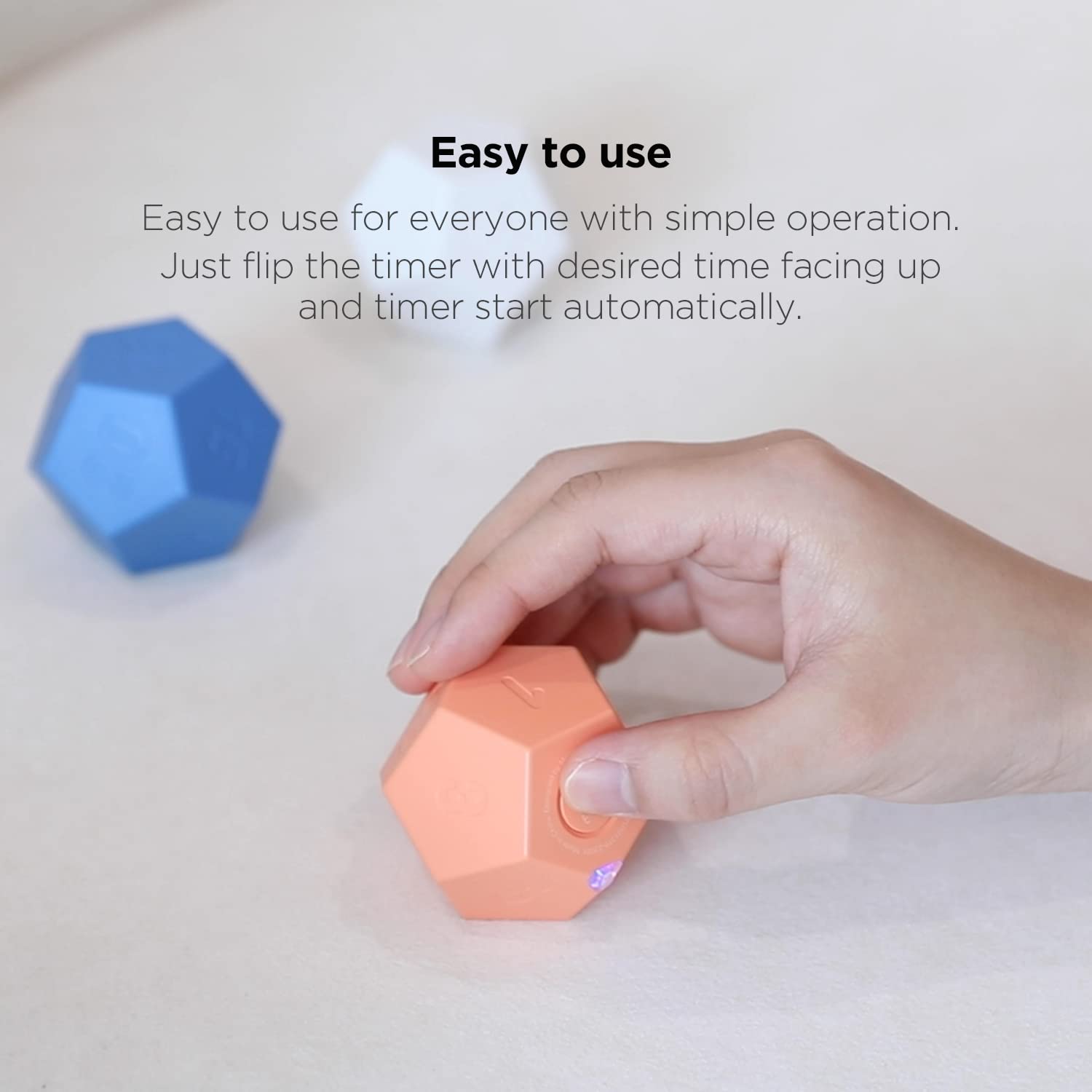 diseño compacto del temporizador Mooas para llevar