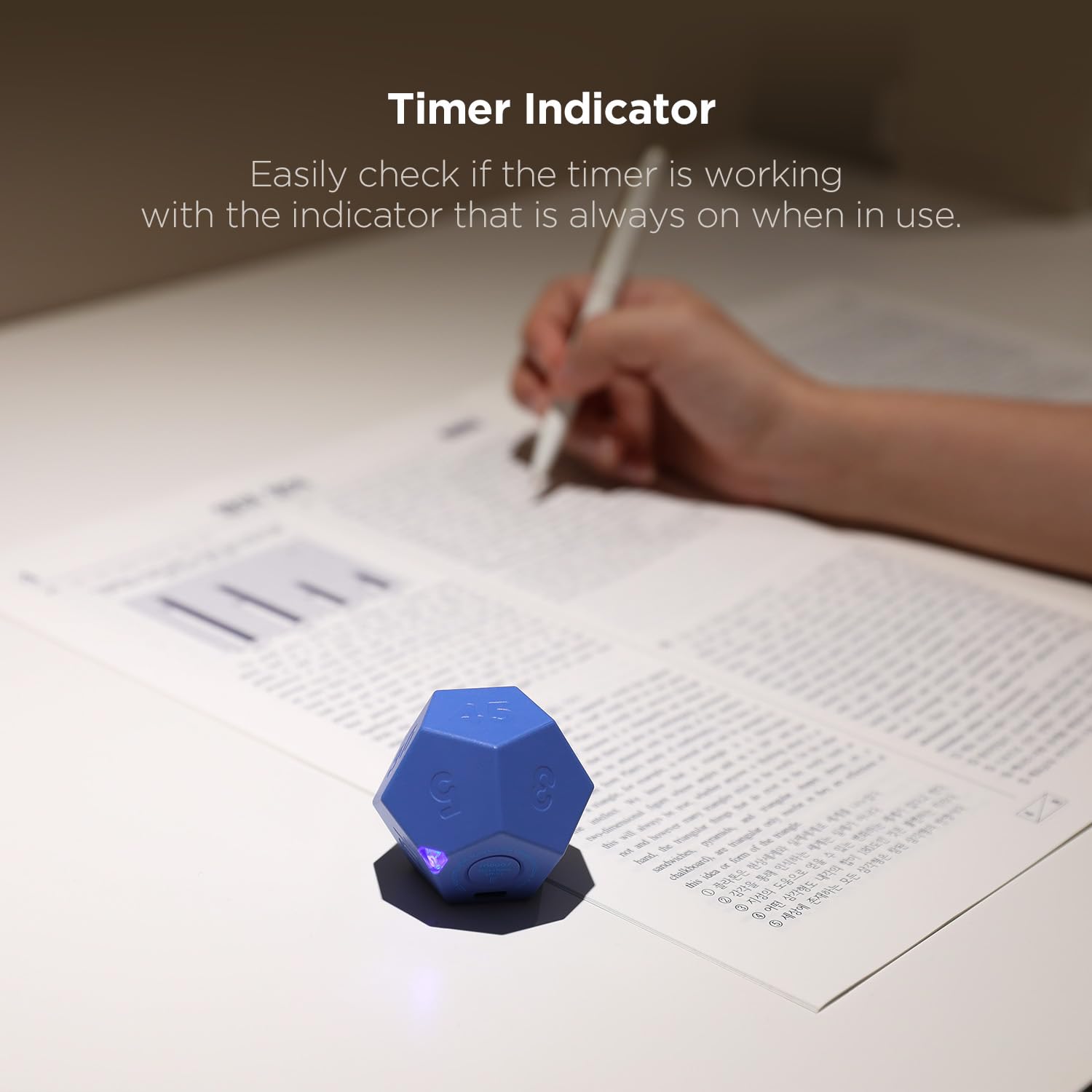 mooas Dodecagon Time Ball alarma vibración para oficina tranquila.