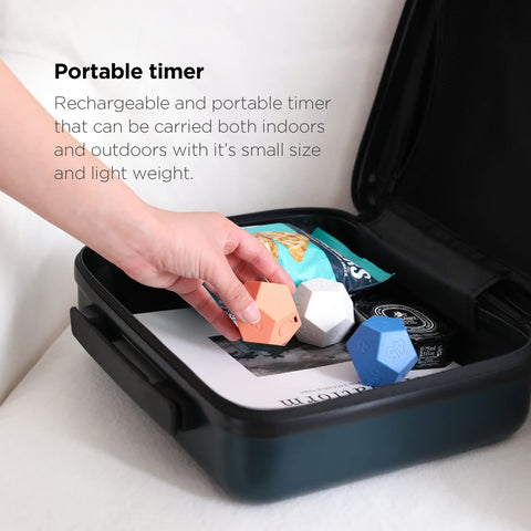 mooas Dodecagon Time Ball batería recargable para uso portátil.