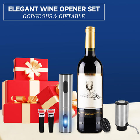 Regalo Moocoo para vino con estuche elegante y práctico