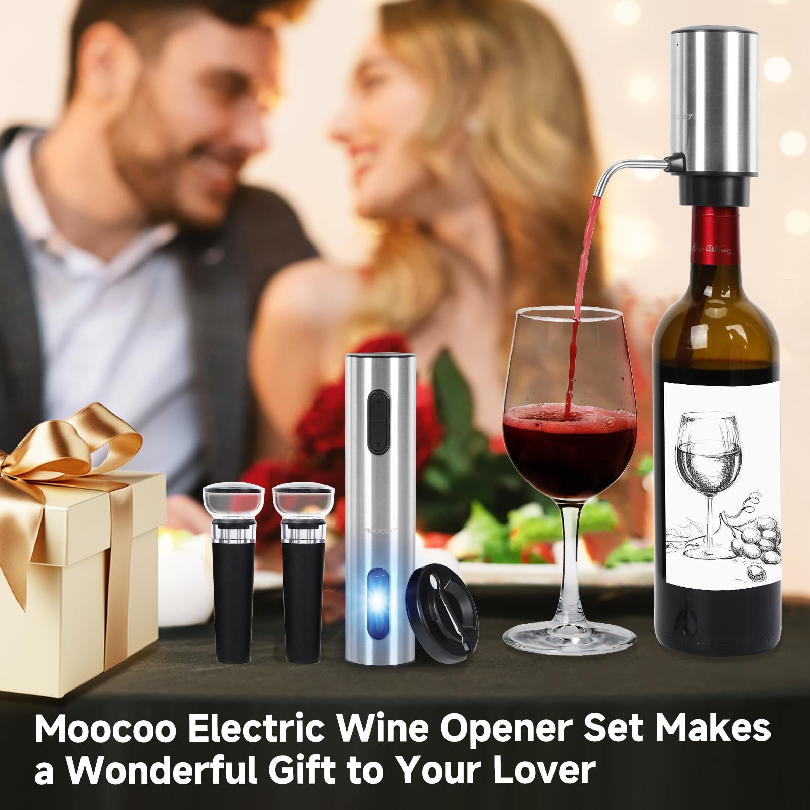 Uso de Moocoo en casa y fiestas al aire libre, compacto y elegante