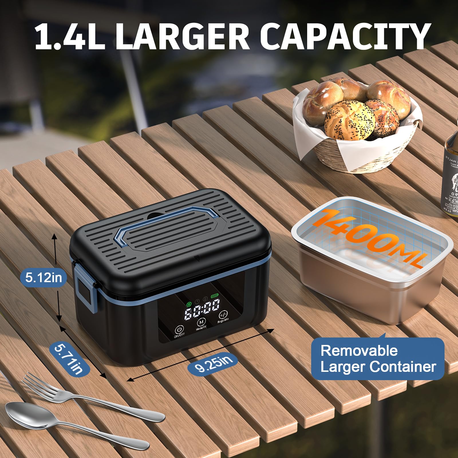 Calentamiento programable MooManGoo para programar la comida
