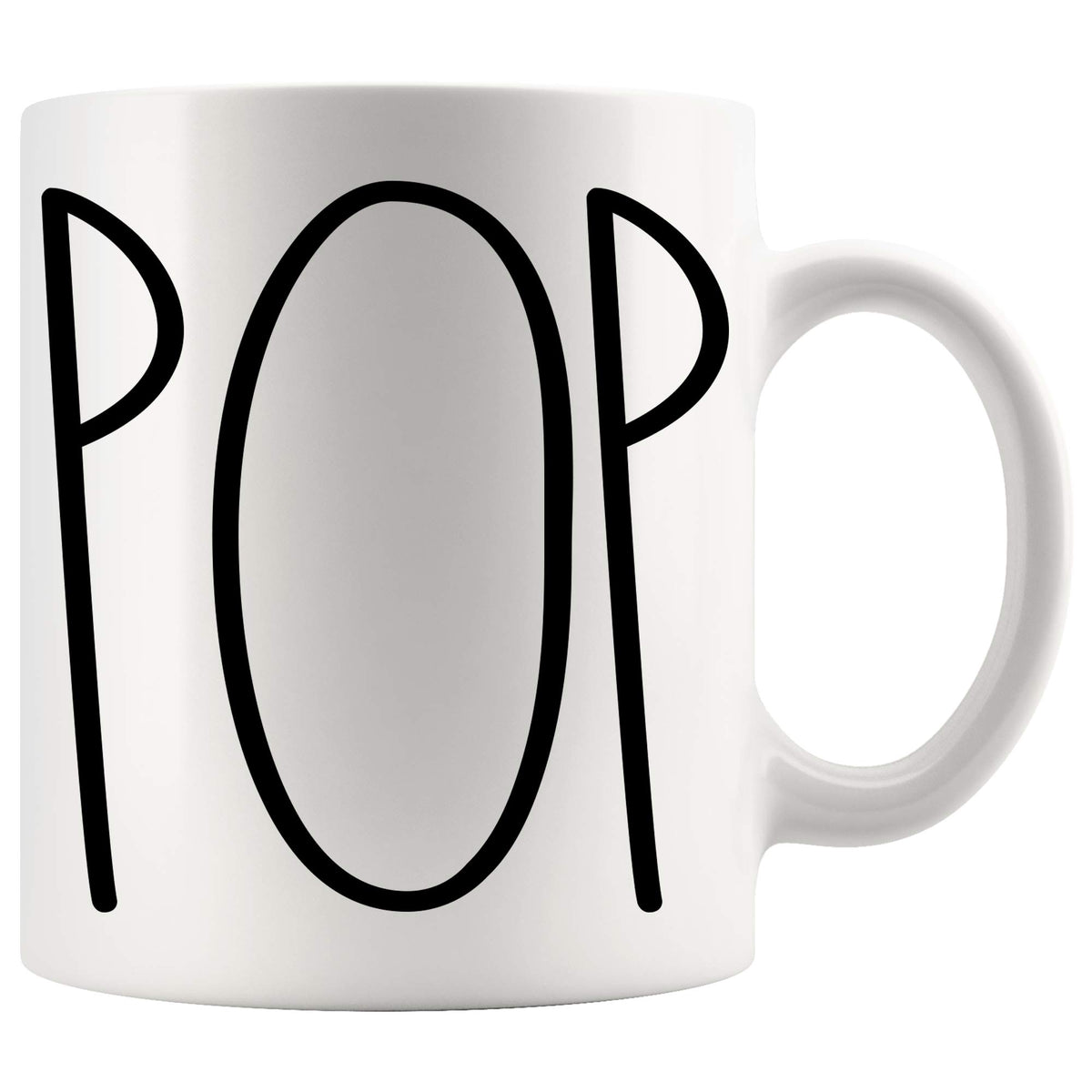Moon9xx POP taza de café, vista frontal, ideal para regalar.